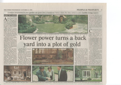 Times article 1998 Mark Lutyens Notting Hill garden